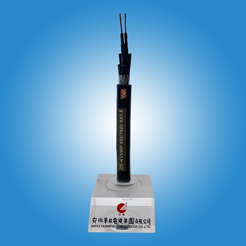 上海塑料绝缘控制电缆ZR-KVVRP 450/750V 9*1.5