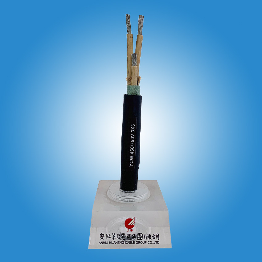 上海通用橡套电缆YCW 450/750V 3*6