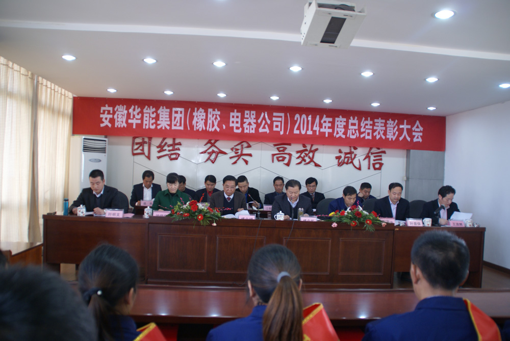 华能电缆集团隆重召开2014年度工作总结表彰大会